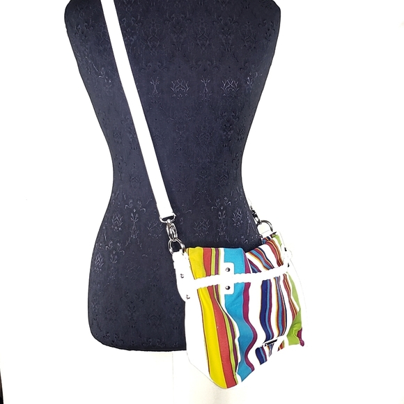 Nine West Handbags - Nine West Women's Crossbody Striped Bag